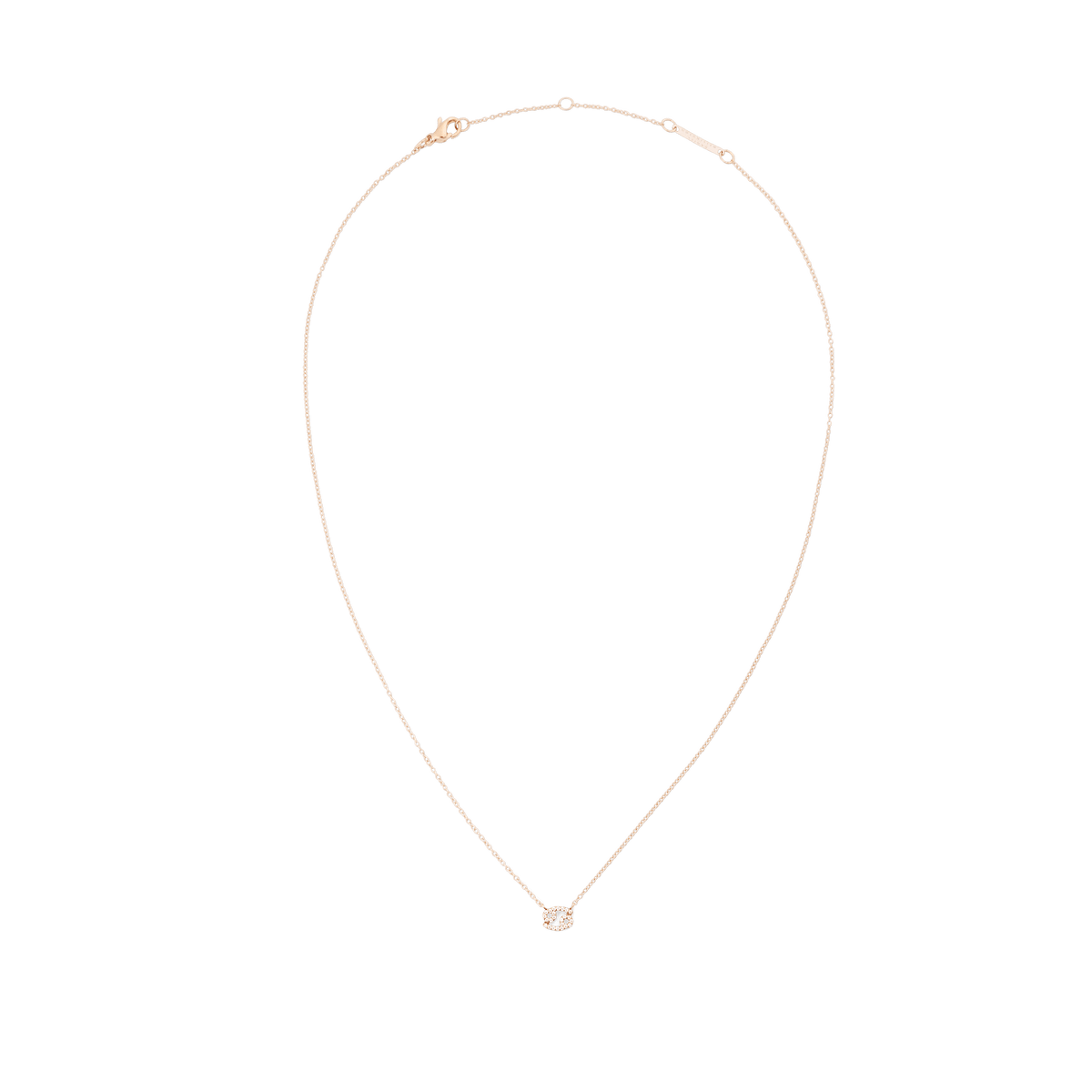 Crystal Zodiac Chain Necklace Rose Gold featuring a delicate rose gold chain and a Cancer zodiac pendant adorned with sparkling crystals, designed for a minimalist and modern look.