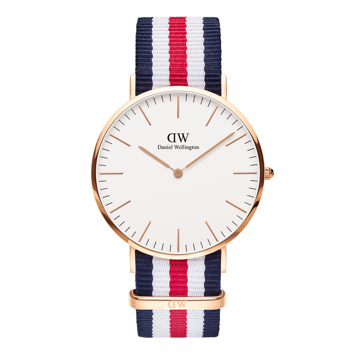 Canterbury - Men's rose gold watch with NATO strap | DW