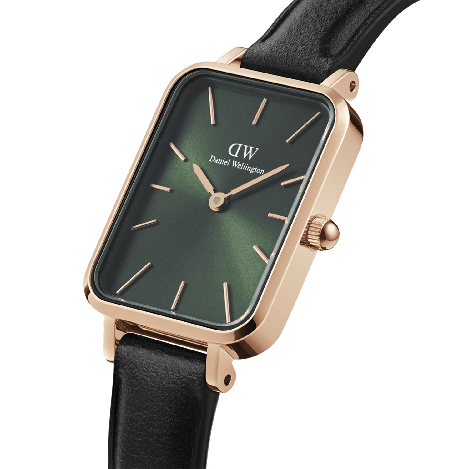 Quadro Pressed Sheffield Emerald Rose Gold