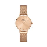 Petite Unitone Rose Gold watch with a minimalist rose gold dial and matching mesh strap, featuring a sleek round case and refined finish suitable for everyday wear.