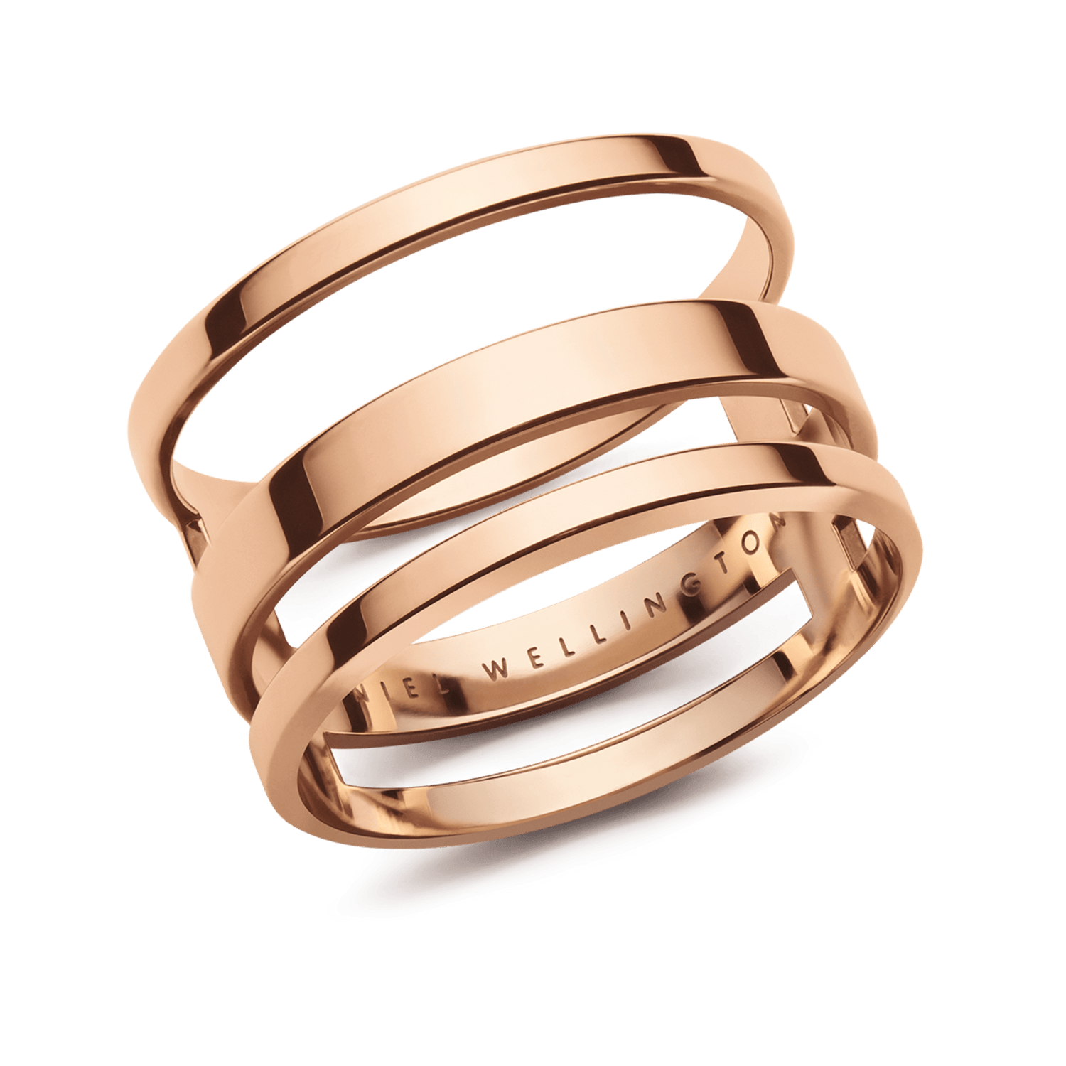 Elan Triad Ring Rose Gold