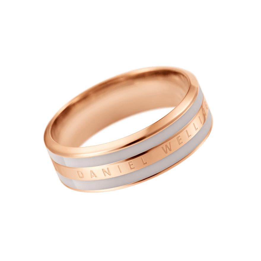 Dw Ring Jewellery - Emalie Ring for women in rose gold and gray | DW