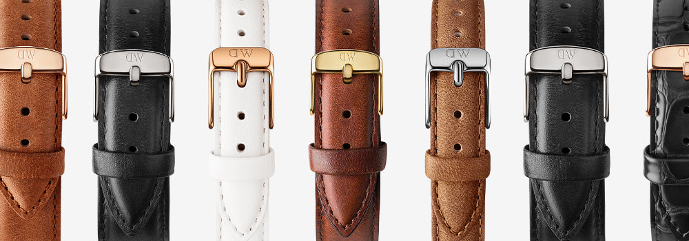 Daniel Wellington クロノグラフ 時計 レザーベルト Leather Straps - Classic Watch Band Styles | DW