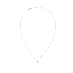 Crystal Zodiac Chain Necklace Rose Gold with a fine adjustable chain and a sparkling crystal Capricorn pendant, designed for a minimalist and elegant look.