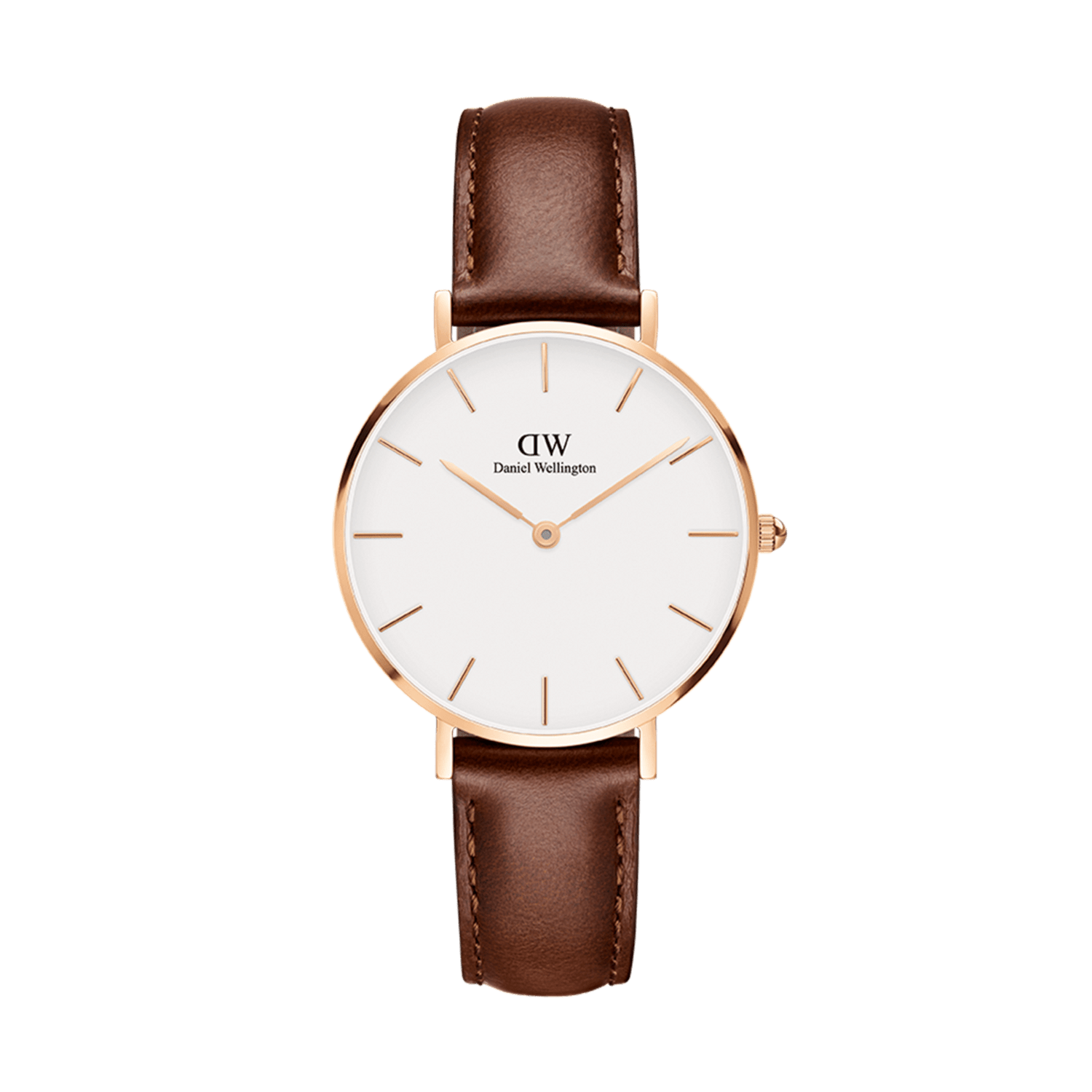 Petite St Mawes Women's Rose Gold White Watch 32mm DW