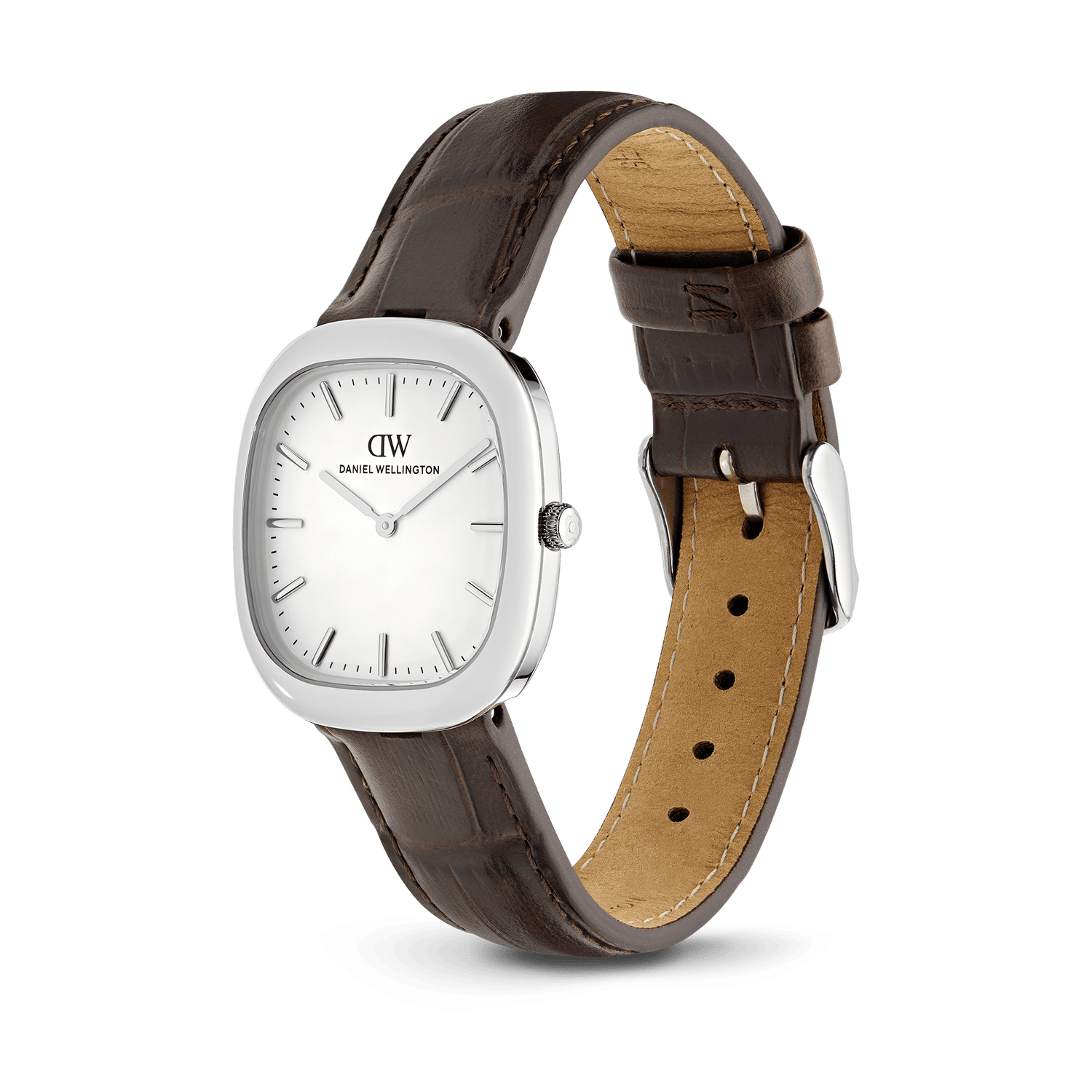 Cort Brown Leather Silver