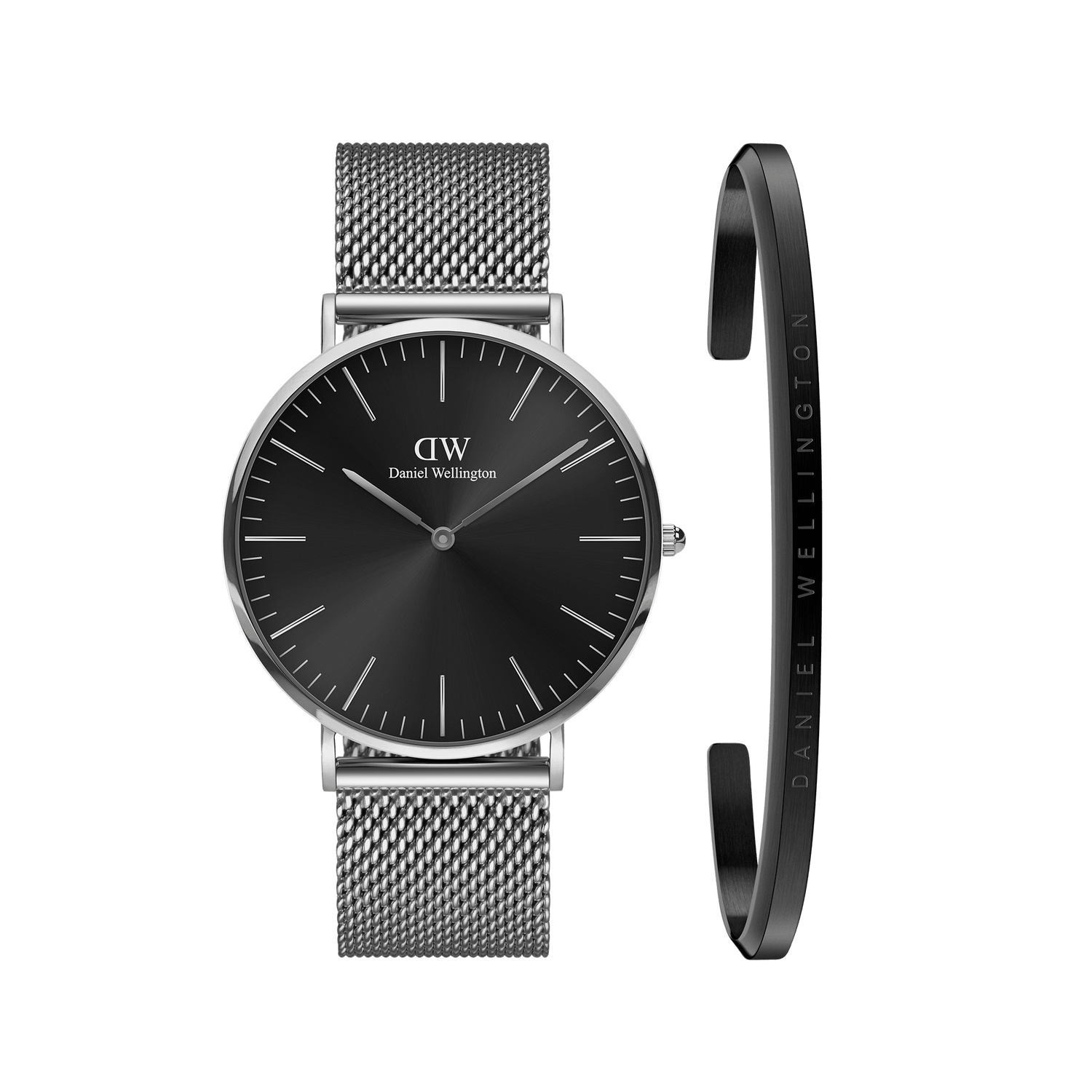 Classic Mesh Onyx + Classic Bracelet Black