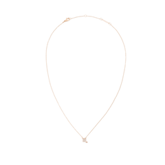 Crystal Zodiac Chain Necklace Rose Gold with a fine adjustable chain and a Scorpio zodiac pendant set with sparkling crystals, designed for a minimalist and modern look.