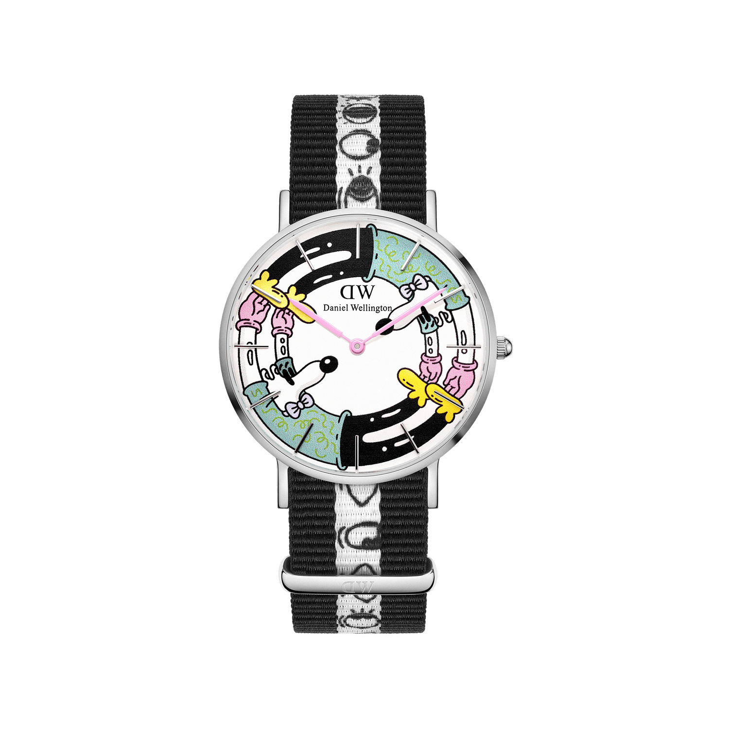 Steven Harrington x DW: NATO Multicolor Printed Dial