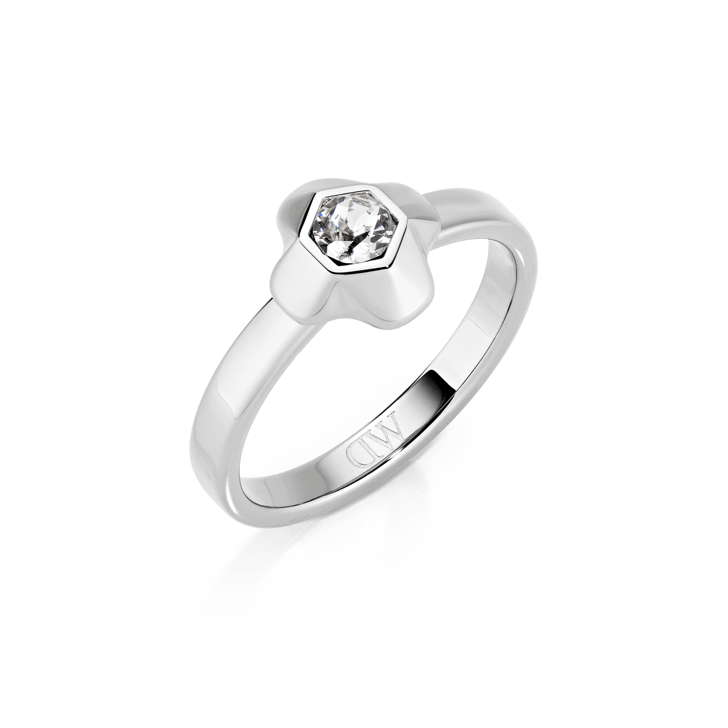 North Star Ring Small Lumine Silver
