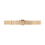 Rose gold 5-Link Strap for petite watches, featuring a polished finish, five-link structure, and butterfly clasp for a secure fit, crafted from stainless steel with a contemporary look.