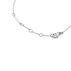 Close-up of the Crystal Zodiac Chain Bracelet Silver showing the adjustable sizing rings, lobster clasp, and stainless steel chain for a secure and comfortable fit.