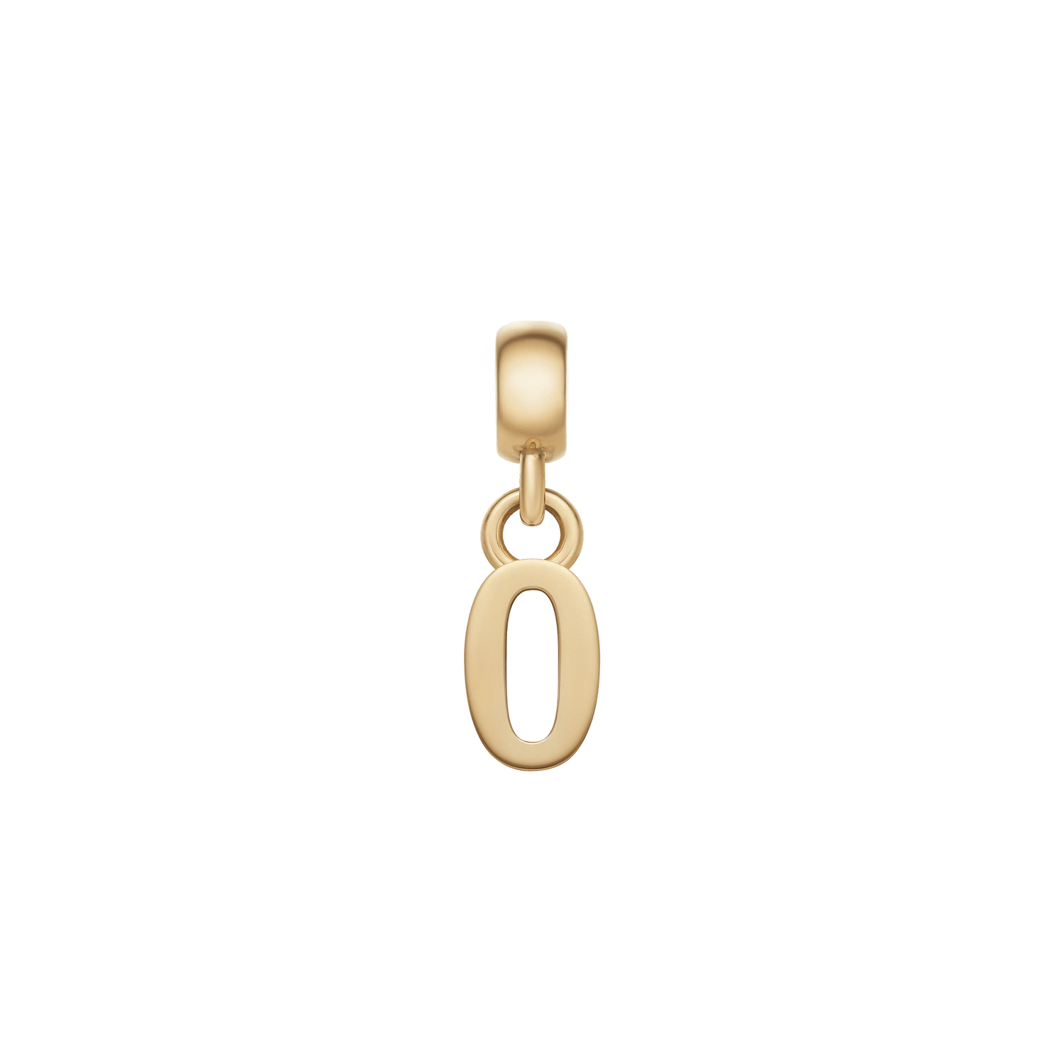 Number Charm Gold