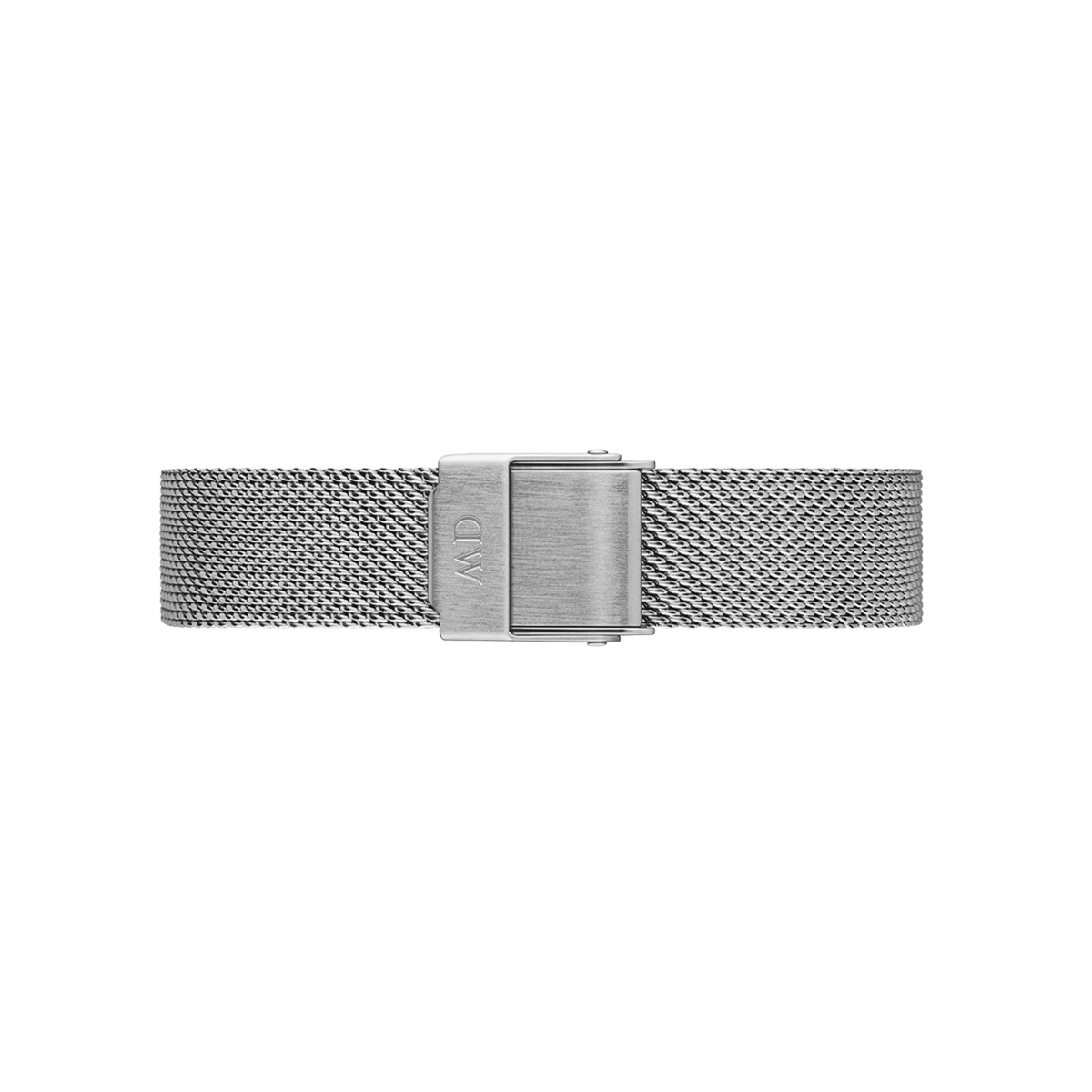 Sterling Strap Silver mesh watch strap in stainless steel, featuring a fine woven texture and a sturdy fold-over clasp, ideal for updating your timepiece with a modern, comfortable fit.