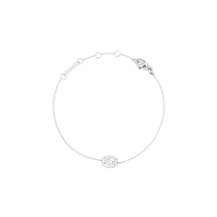 Crystal Zodiac Chain Bracelet Silver featuring a fine adjustable silver chain and a Cancer zodiac charm set with sparkling crystals, finished with a secure lobster clasp.