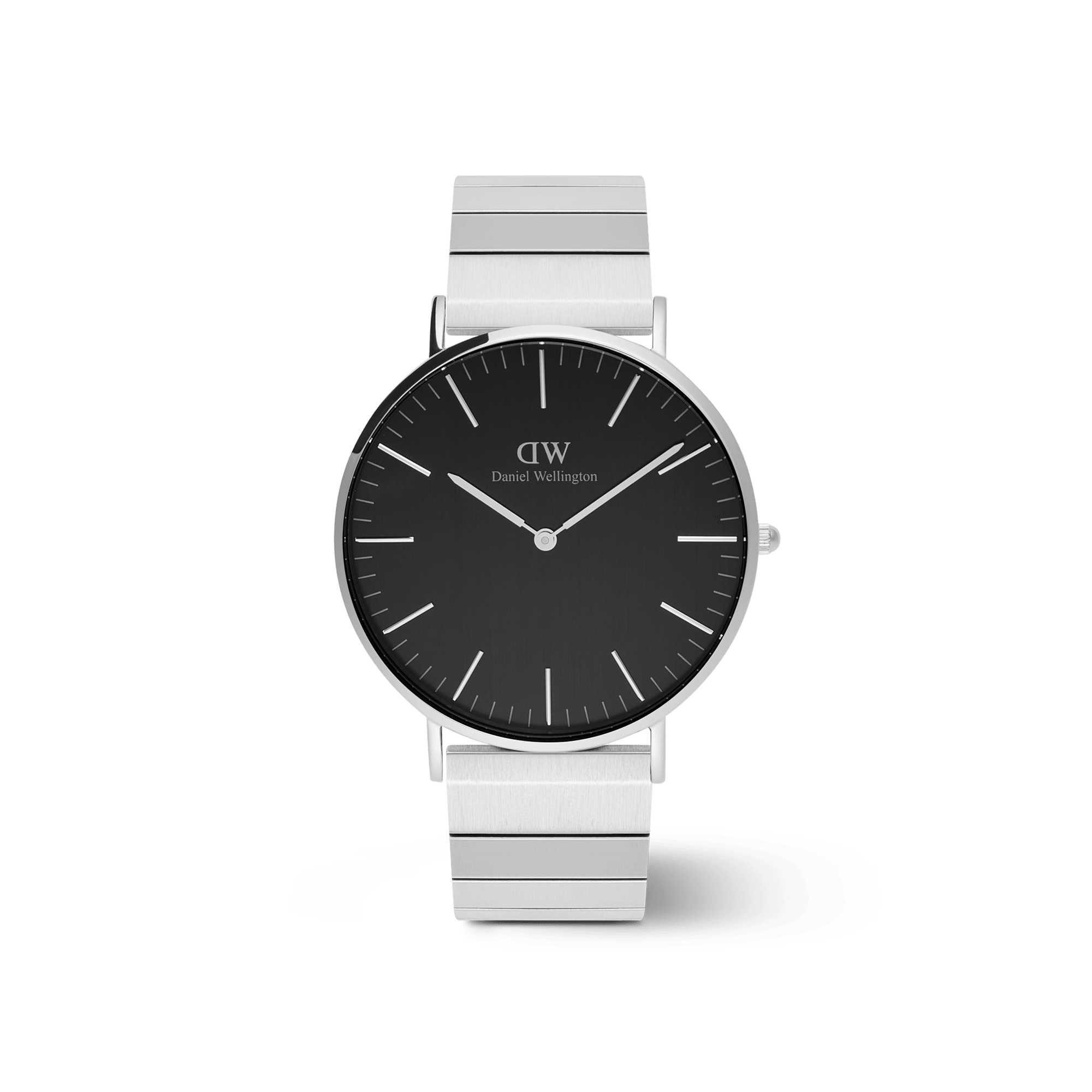 Daniel Wellington DW Watch Classic Piano Link Onyx Silver 40mm