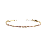 Classic Tennis Vintage Rose Bracelet Gold