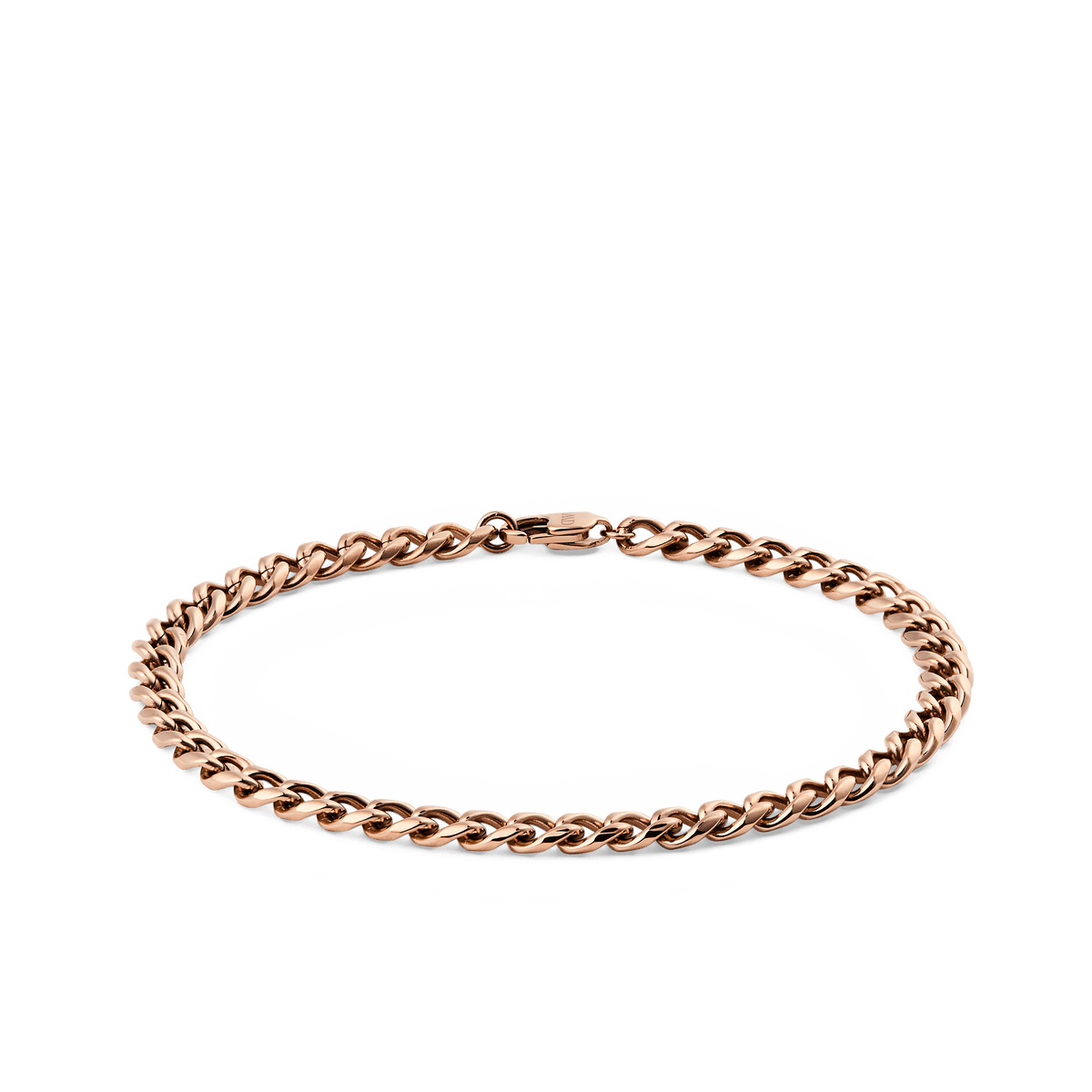 Ellipse 4mm Bracelet Rose Gold