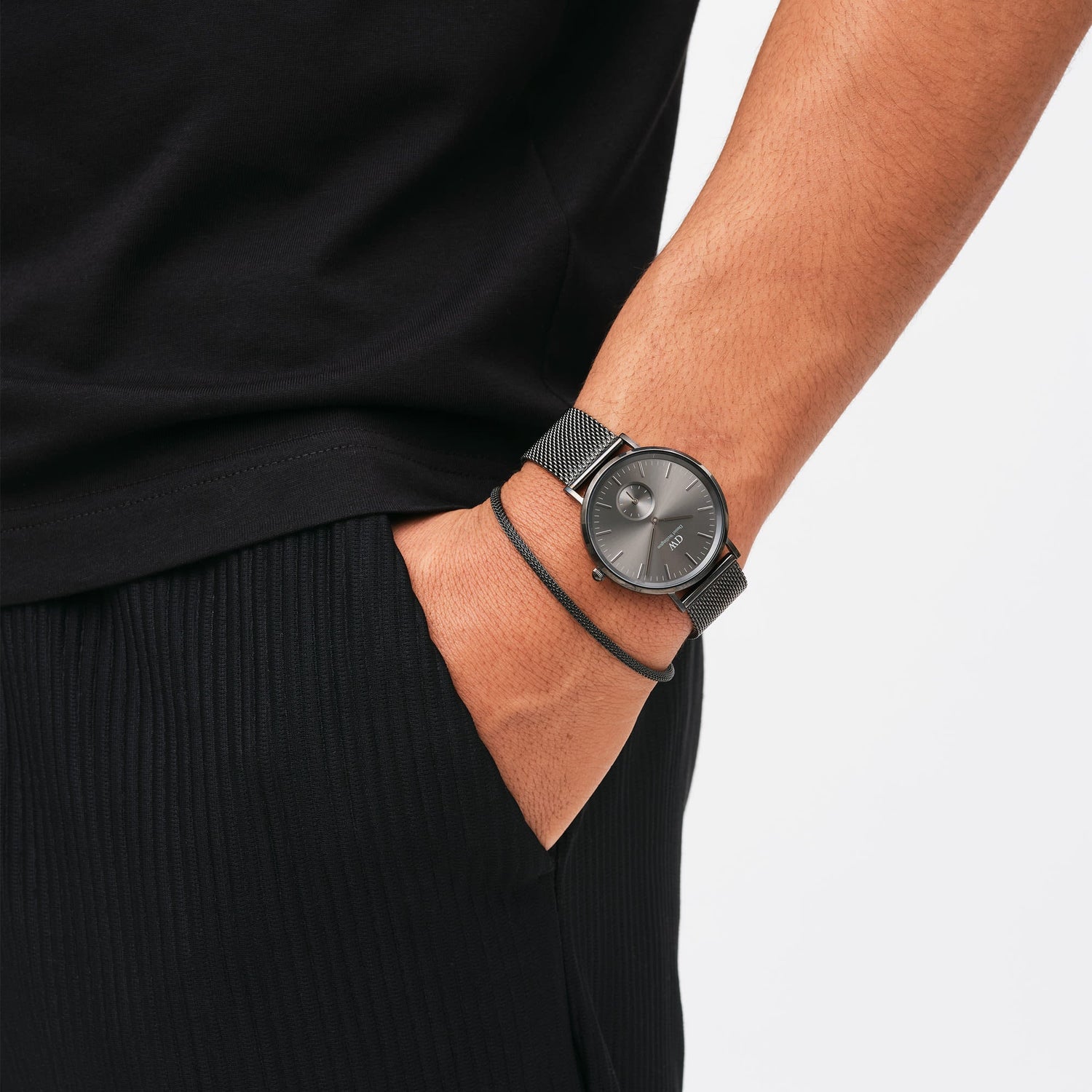 Tide Mesh Bracelet Graphite 2.8