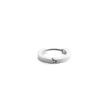 Small Hoop Earring Silver with a polished stainless steel finish, featuring a secure clasp and minimalist design suitable for everyday wear.