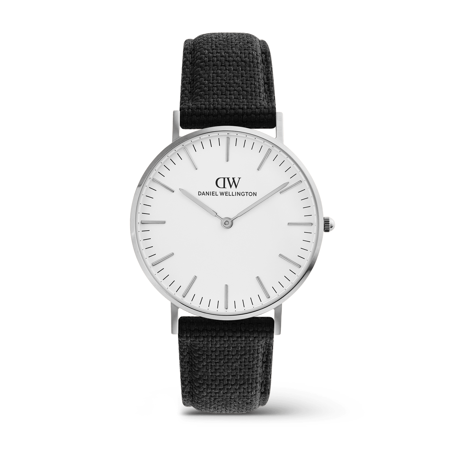 Classic Black Canvas Silver