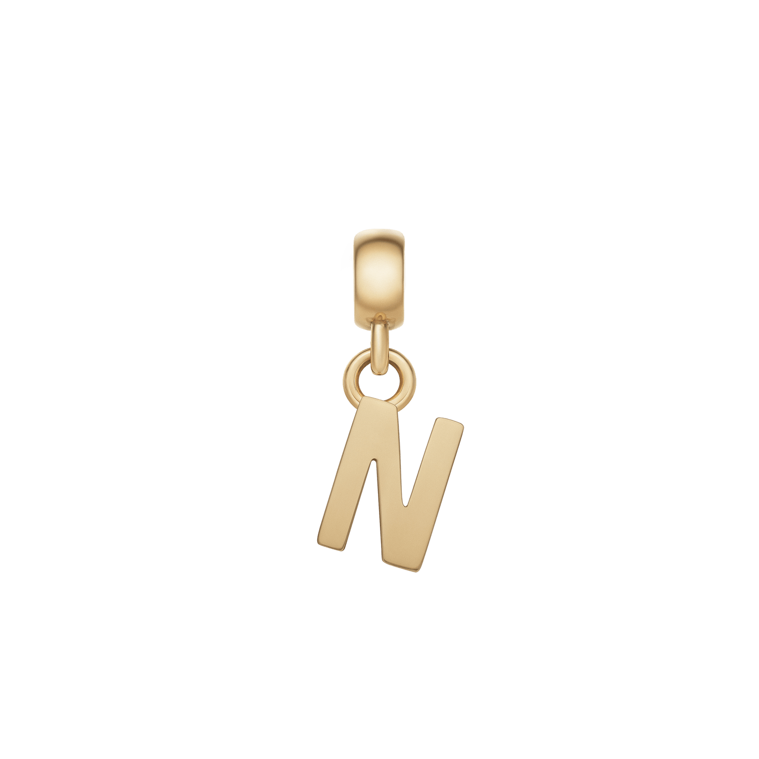 Letter Charm Gold