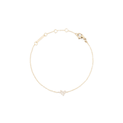 Crystal Zodiac Chain Bracelet Gold with a delicate gold chain, adjustable sizing rings, and a sparkling crystal zodiac charm, finished with a secure lobster clasp.