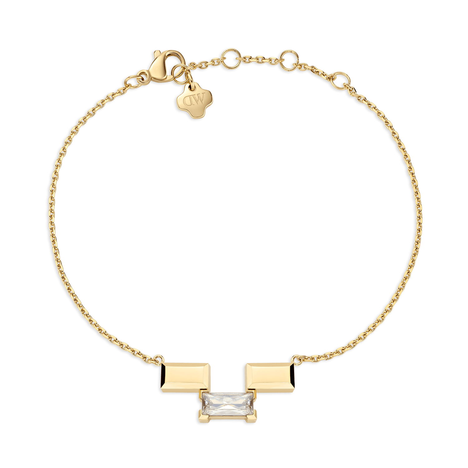 Bric Bracelet Crystal Gold