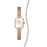 Quadro Mini Champagne Melrose + Tennis Necklace