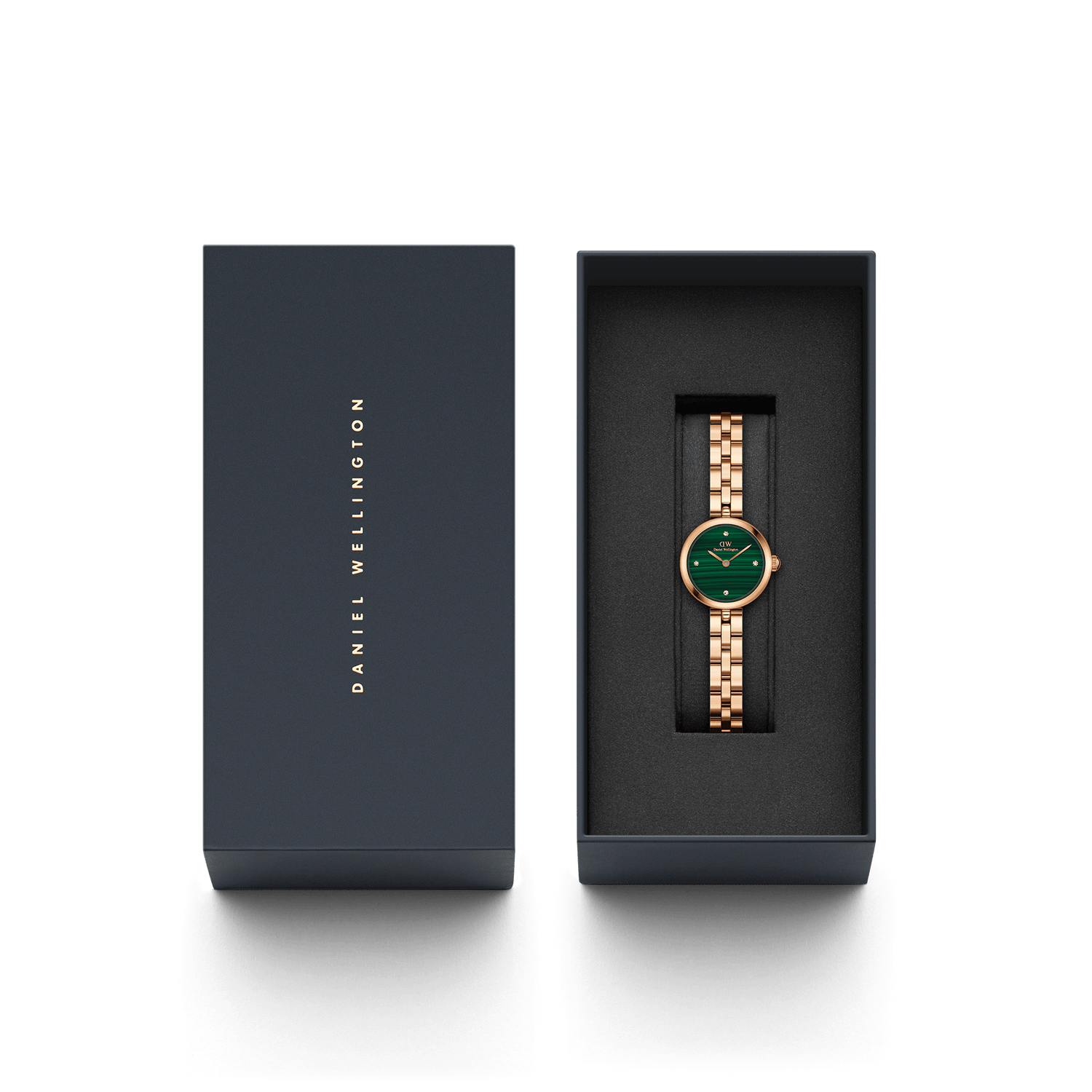 Elan Lumine Malachite Rose Gold