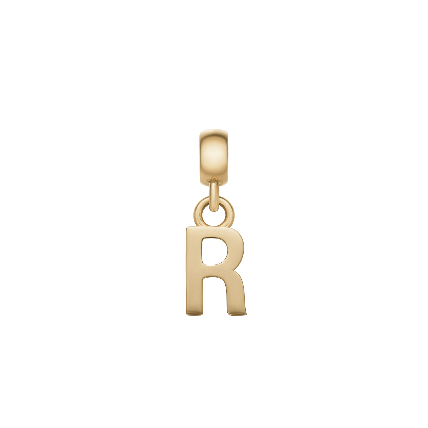 Letter Charm Gold