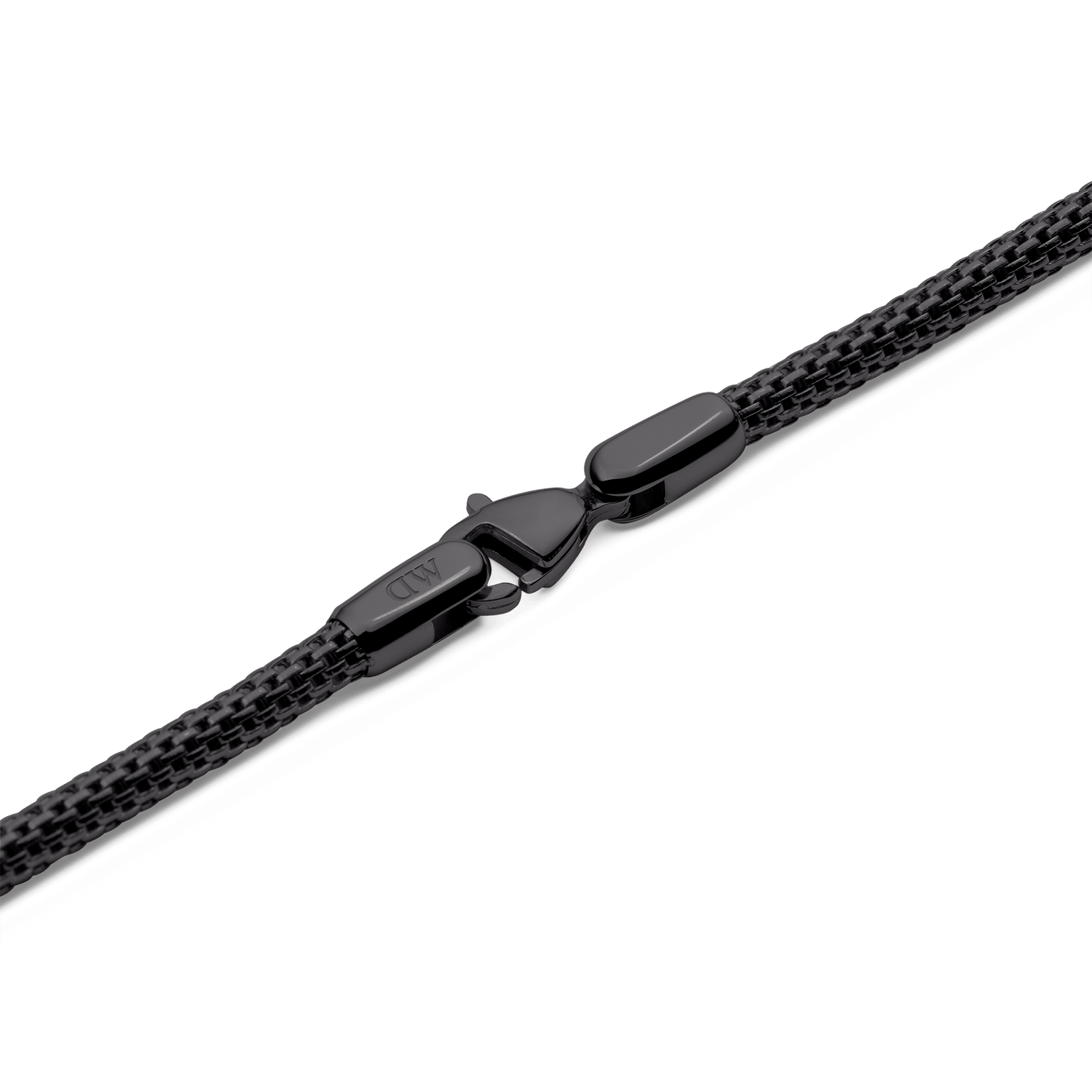 Tide Mesh Necklace Black 2.8