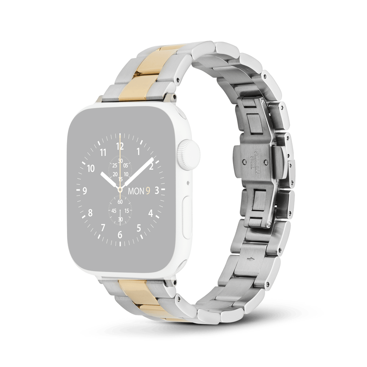 Smartwatch Strap Iconic Link two-tone