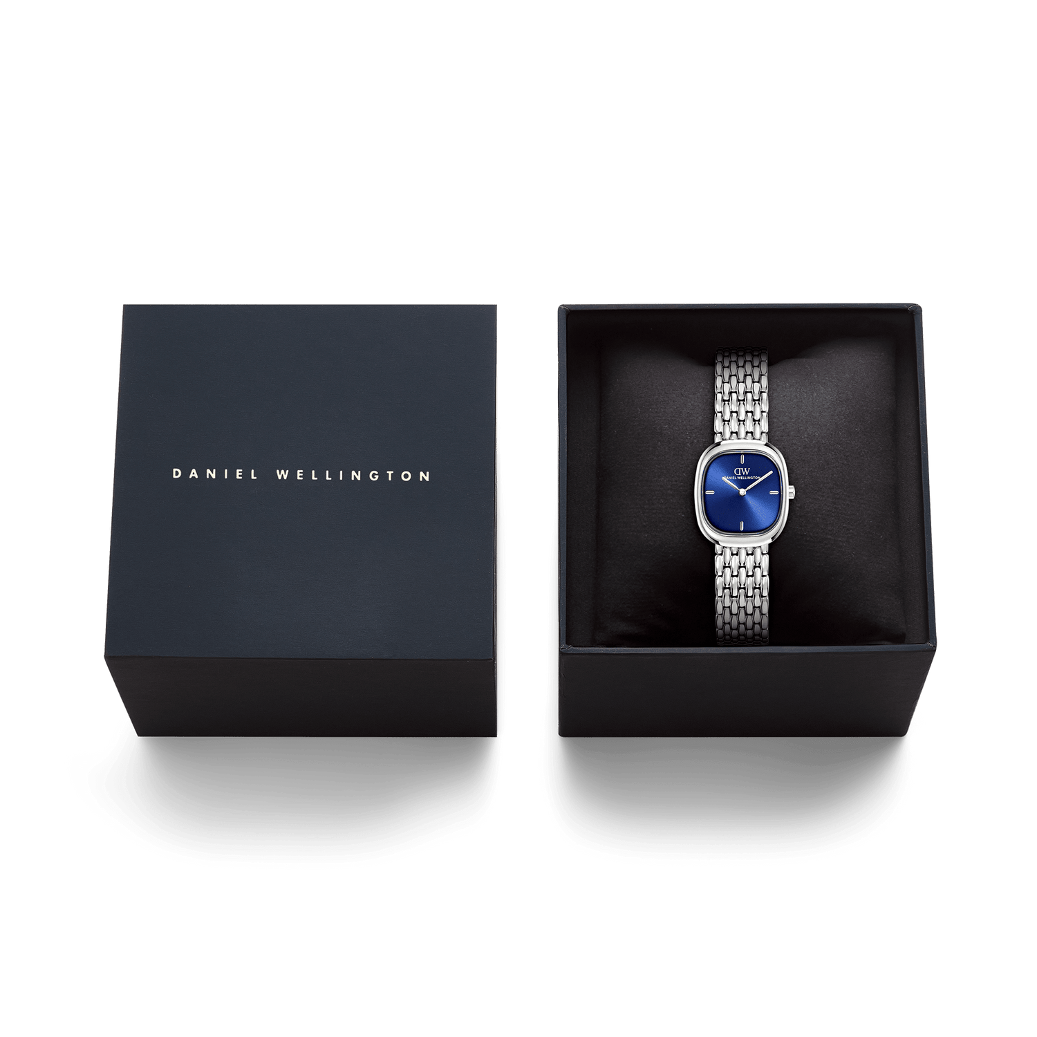 Corta Royal Blue Grain-Link Silver
