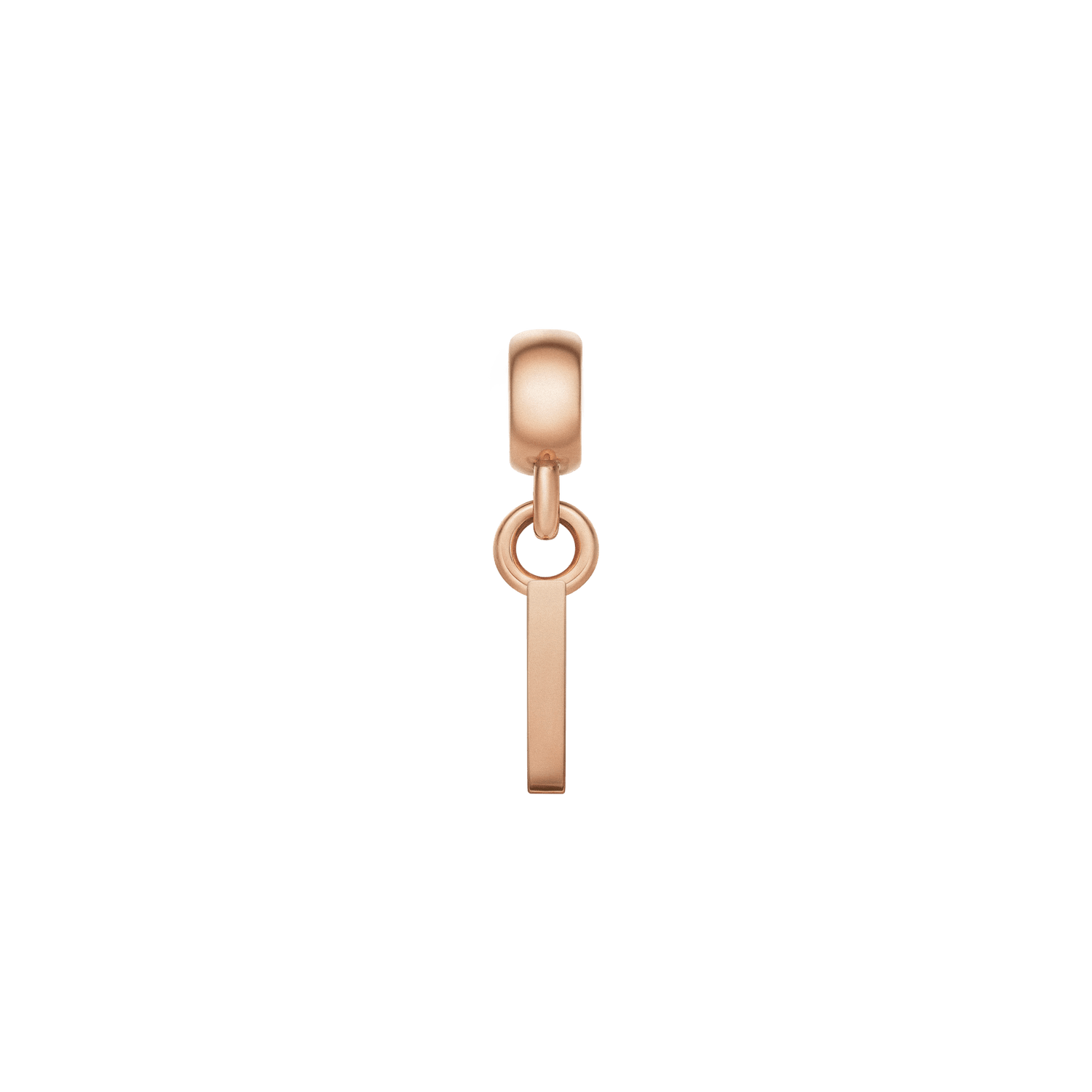 Letter Charm Rose Gold