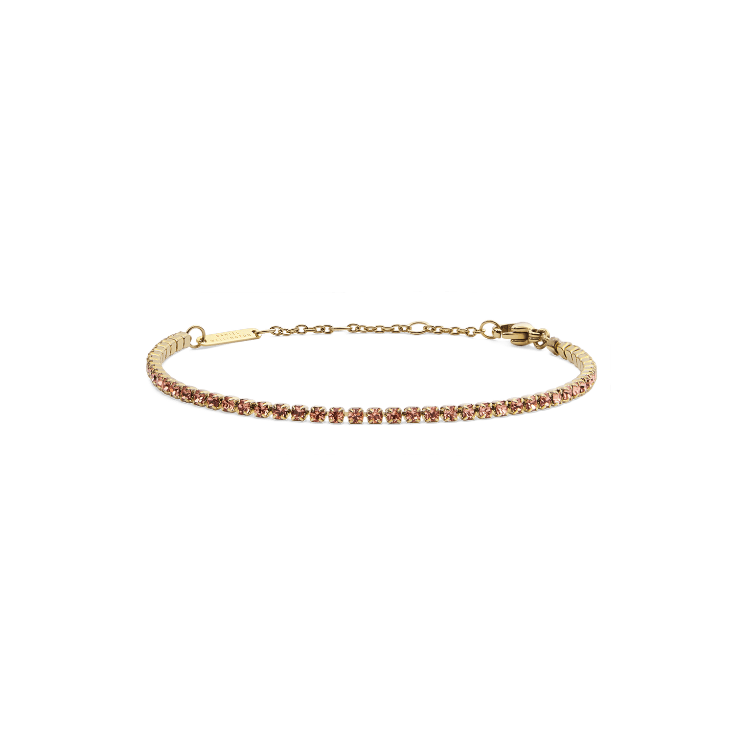 Classic Tennis Bracelet Apricot Gold