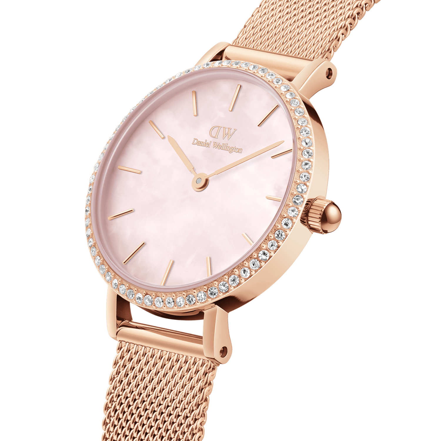 Petite Lumine Bezel Melrose Pink MOP